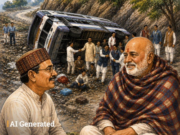 जब बारात की बस दुर्घटनाग्रस्त हो गई. रब्बू दादा का मानना था कि पूरी बारात का सुरक्षित बचना महाराज जी की कृपा का परिणाम था।
