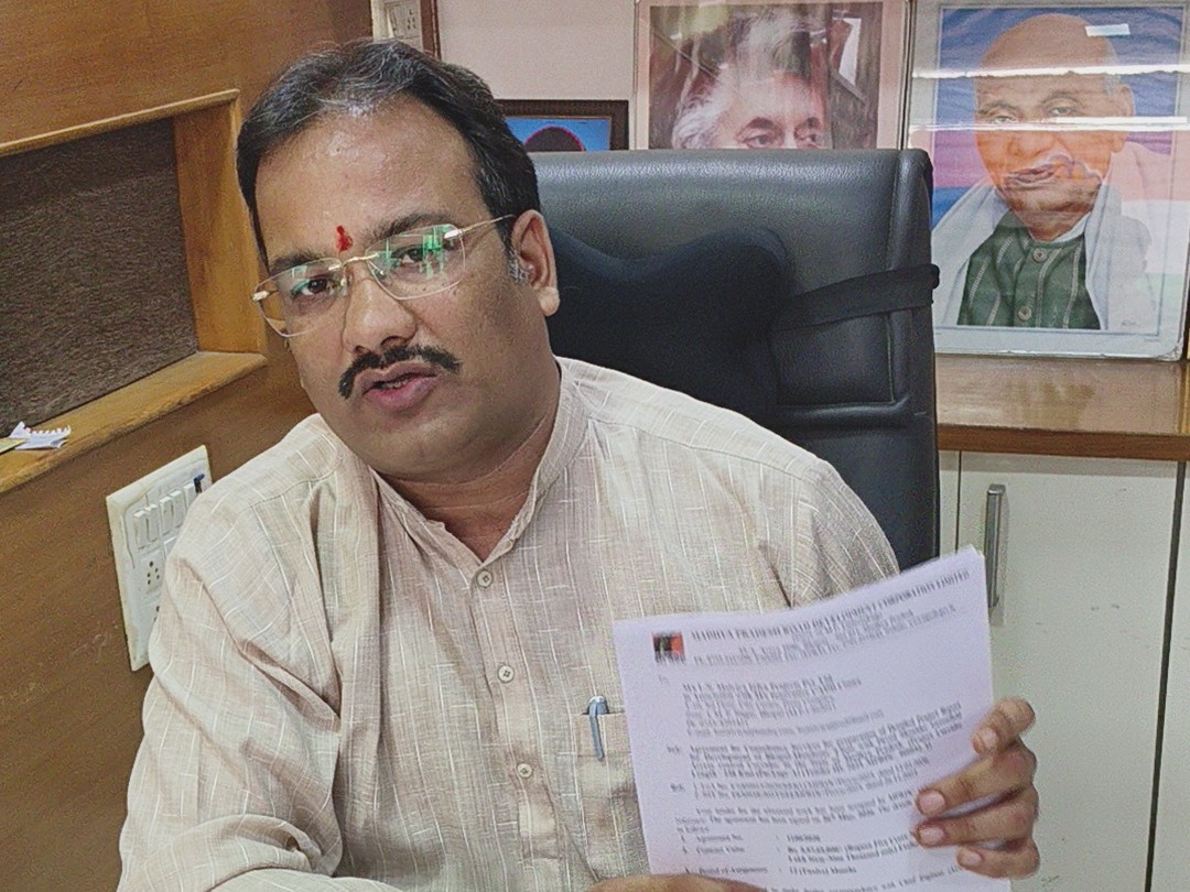 Mandsaur Congress Chief Accuses MP Leaders of Betrayal Over Bhopal Road ...