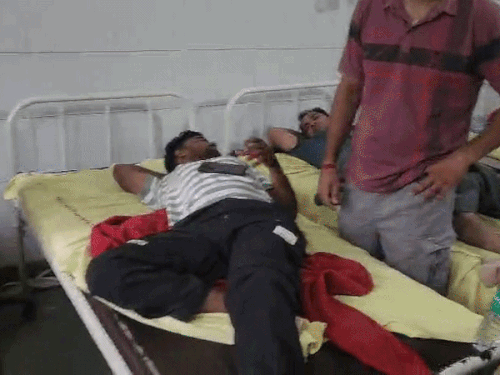 All the injured are undergoing treatment in the emergency ward.