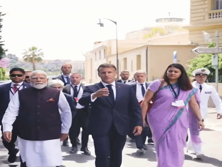 पीएम मोदी ने भी राष्ट्रपति मैक्रों का किया धन्यवाद।