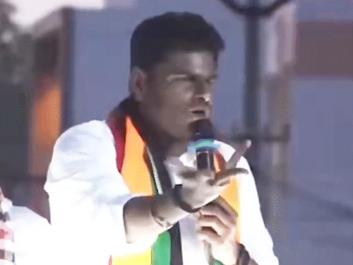 तमिलनाडु विधानसभा चुनाव 2026 में अन्नामलाई ने प्रचार किया था। यह विजुअल अप्रैल के हैं। - Dainik Bhaskar