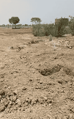 इसी कब्र में गोल्डी को दफनाया गया था।