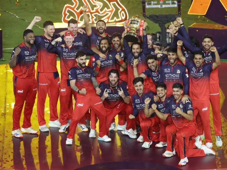 IPL का पिछला सीजन 28 मार्च से 31 मई तक खेला गया। इसका टाइटल रॉयल चैलेंजर्स बेंगलुरु ने जीता। (फोटो BCCI)