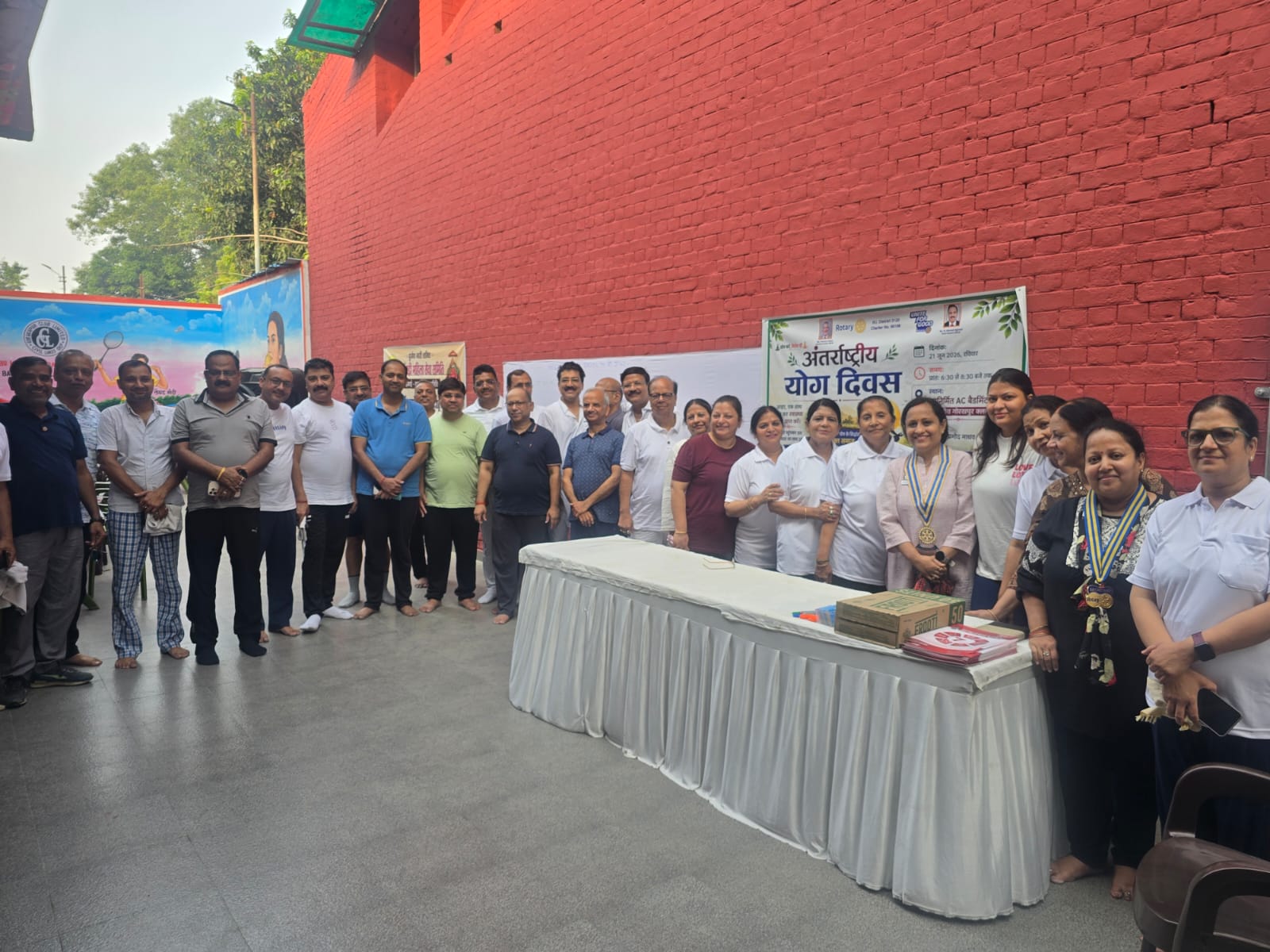 रोटरी क्लब मिडटाउन की ओर से अंतर्राष्ट्रीय योग दिवस के अवसर पर भव्य योग शिविर का आयोजन किया गया।