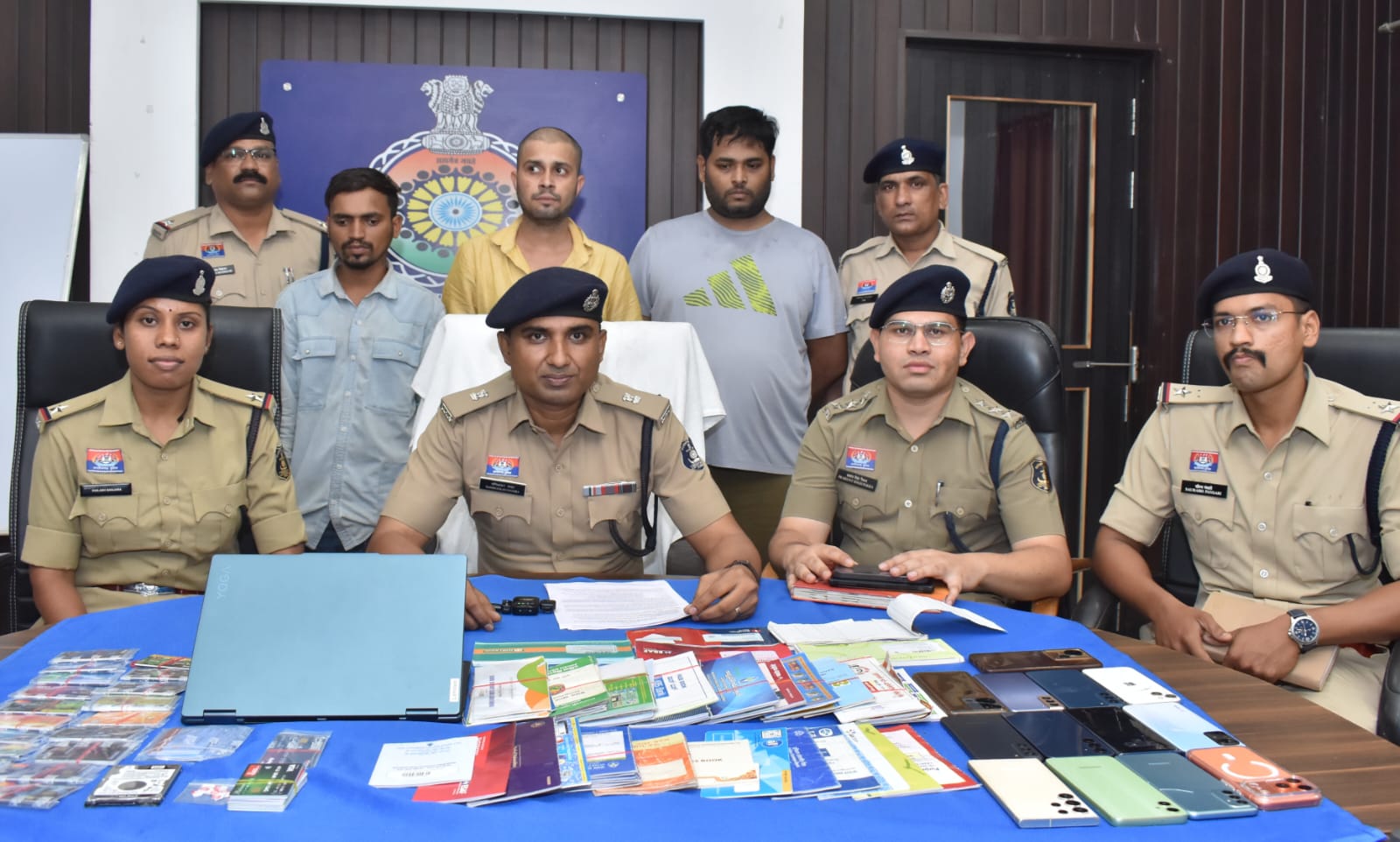 पुलिस ने आरोपी को किया गिरफ्तार।