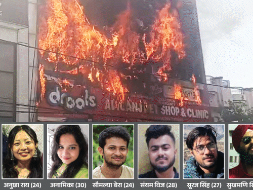 Lucknow Coaching Fire LIVE Photos Update; LDA Officers | Aliganj Building  Tragedy
