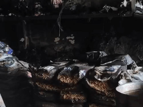 आग से स्टूडियो सहित सभी मंजिलों पर मौजूद सारा सामान जलकर राख हो गया।