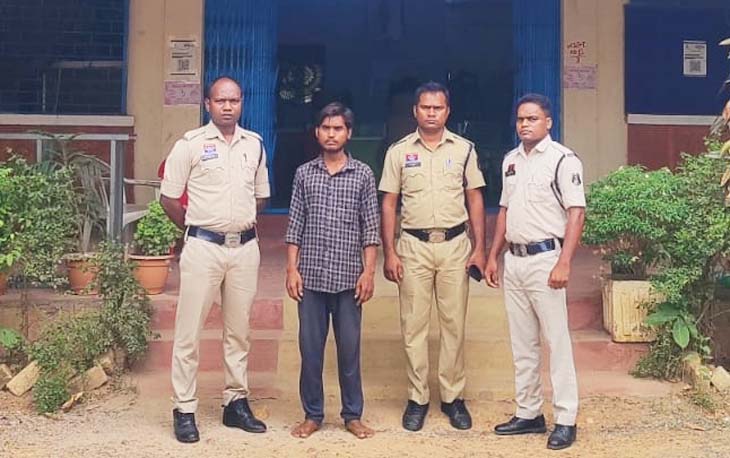 पुलिस ने आरोपी को गिरफ्तार कर जेल भेजा
