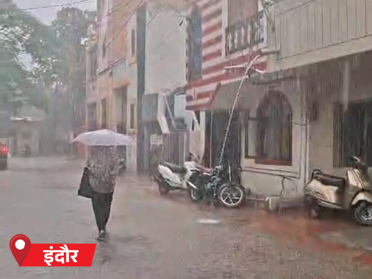 राजस्थानमध्ये मुसळधार पाऊस: यूपीमध्ये वादळामुळे खांब कोसळले, गाड्या दबल्या; दिल्लीत वादळी पाऊस, मान्सून MP-गुजरातमध्ये पोहोचला
