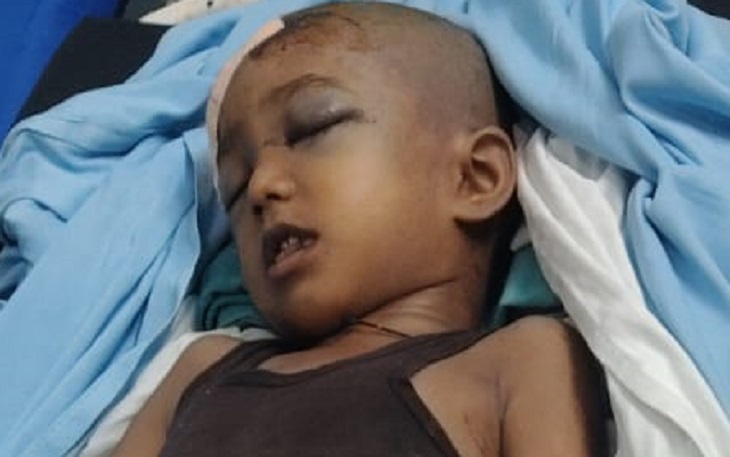 करनाल के अस्पताल में इलाज के दौरान बच्चे ने दम तोड़ दिया।
