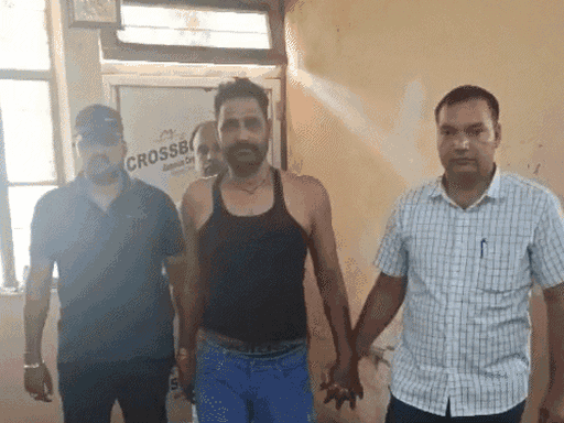 जगन गुर्जर की दो साल पुरानी फाइल फोटो। उसे हथियार तस्करी मामले में गिरफ्तार किया गया था.