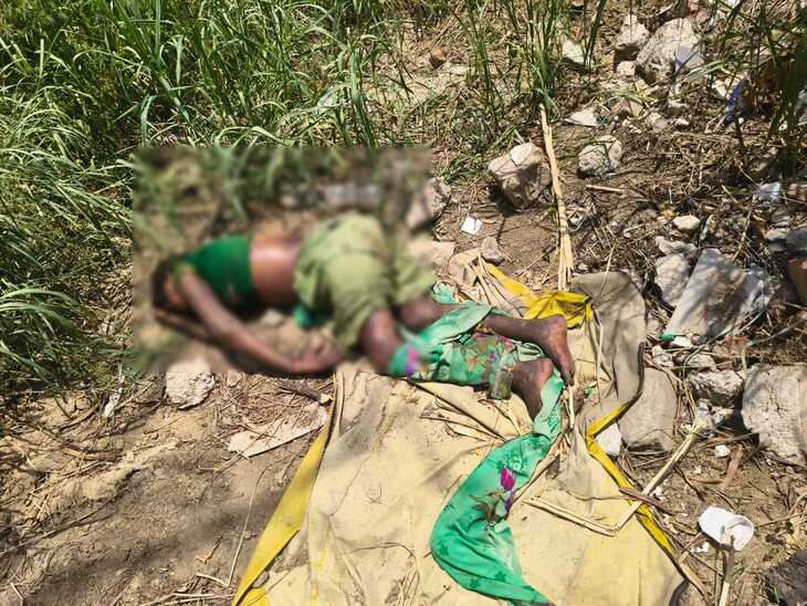 Gurugram: A woman's saree was found strewn in the bushes on the service lane of NH-48 near IFFCO Chowk in Gurugram.