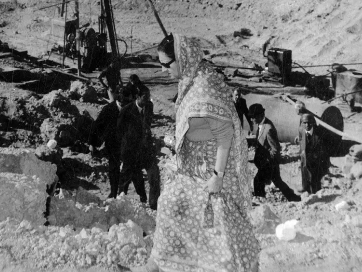 पोकरण की वो जगह, जहां 1974 में परमाणु परीक्षण किया गया। प्रधानमंत्री इंदिरा गांधी भी उस जगह पहुंची थीं।