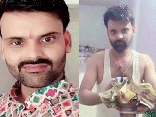 आरोपी अविनाश शुक्ला के भाई अमित शुक्ल का नोटों की गड्डियां हाथ में लिए एक वीडियो सामने आया है। पुलिस ने वीडियो की जांच कर रही है।
