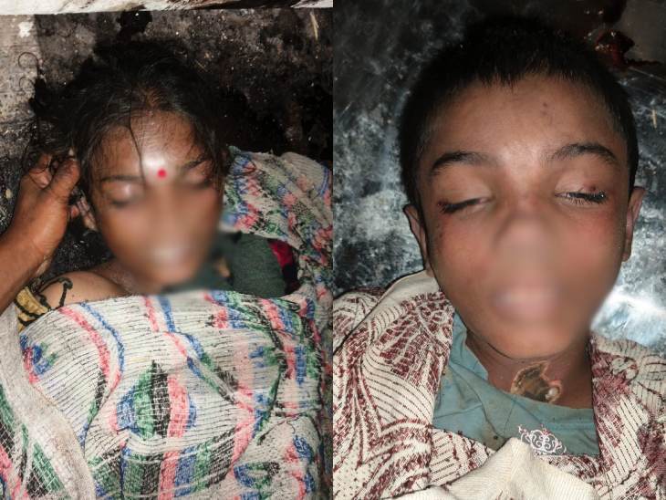 पूर्व सरपंच दसन बाई और बेटे की मौत।