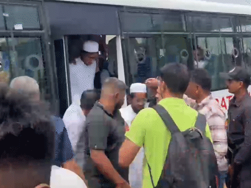 गुजरात ATS आतंकियों को लेकर पालनपुर के भागल गांव पहुंची।