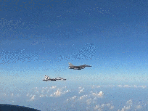 As soon as PM Modi's plane entered the airspace of Indonesia, the Indonesian Air Force escorted it.