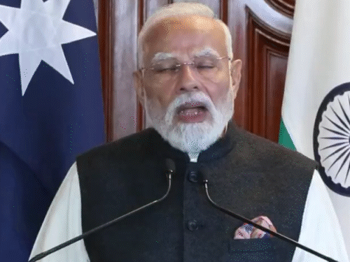 पीएम मोदी और ऑस्ट्रेलियाई पीएम अल्बनीज ने जॉइंट प्रेस कॉन्फ्रेंस में दोनों देशों के बीच हुई डील की जानकारी दी। - Dainik Bhaskar