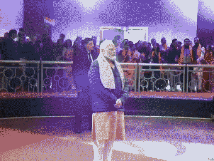 8 जुलाई को पीएम मोदी के ऑस्ट्रेलिया पहुंचने पर उनका वंदे मातरम् गीत बजाकर स्वागत किया गया था। - Dainik Bhaskar