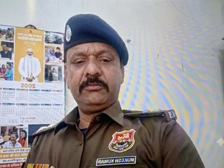 हरियाणा पुलिस के सब-इंस्पेक्टर मुकेश फोगाट ( फाइल फोट) - Dainik Bhaskar
