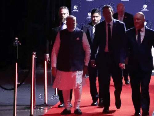 न्यूजीलैंड पीएम लक्सन ने पीएम के सम्मान में गाला लंच का आयोजन किया।