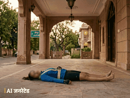 अपार्टमेंट के पोर्च में छात्रा का शव मिला था।