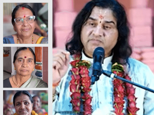 देवकीनंदन ठाकुर की कथा में 5 महिलाओं के मंगलसूत्र और गोल्ड चेन चोरी हो गए।