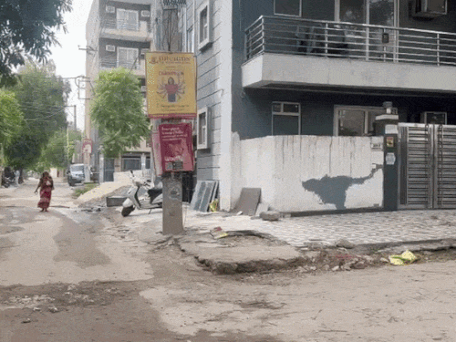 श्रेष्ठ मलिक इसी पीजी में रहता था।