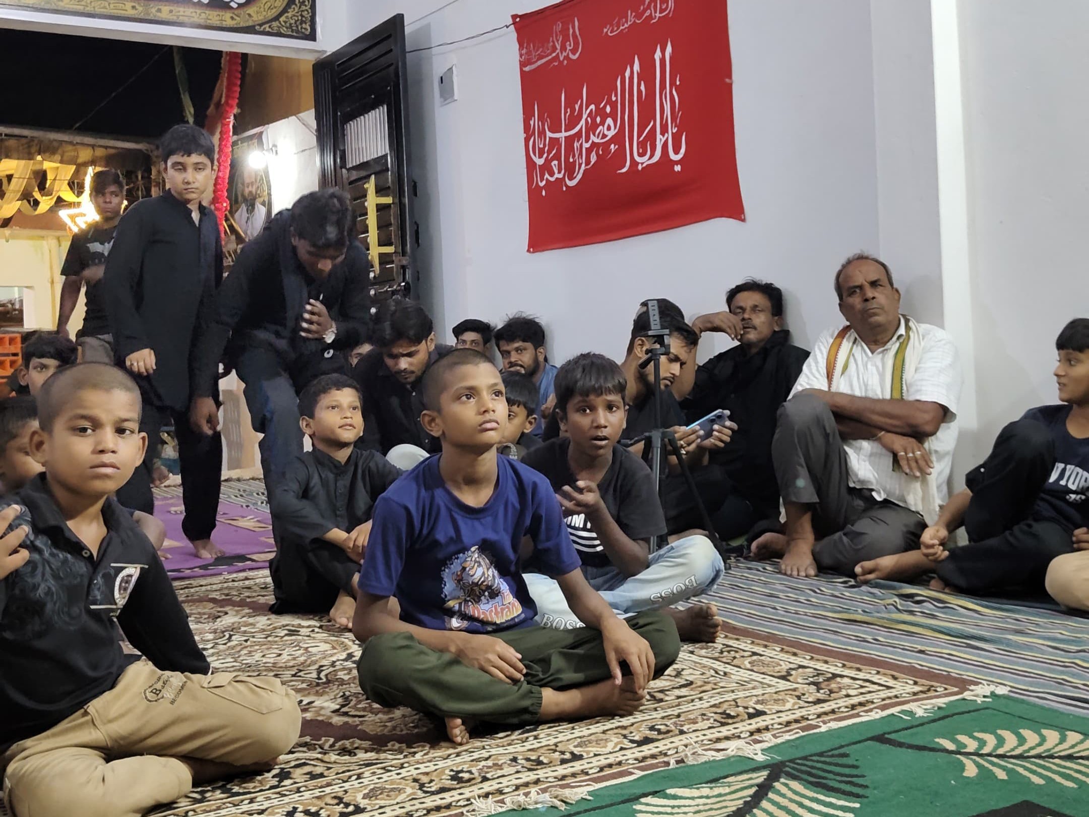 Maulana Azim Abbas Highlights Imam Hussain Sacrifice in Nasirganj Majlis