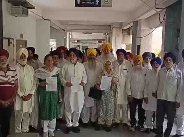 अकाली दल ने दिया ज्ञापन।