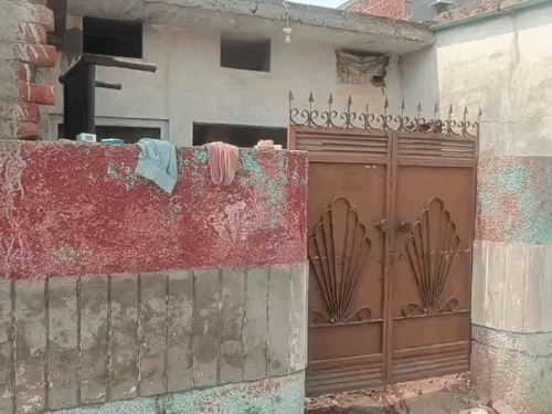 मेवा सिंह का घर, जहां पर उसकी हत्या कर दी गई।