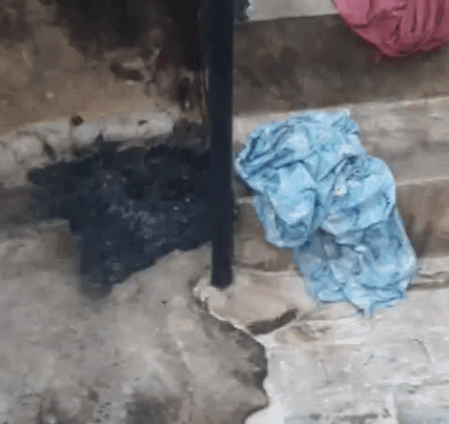 घटनास्थल पर कुछ रस्सियां ​​और कपड़े मिले हैं. परिजनों को आशंका है कि संदीप को यहां बांधकर आग लगा दी गई होगी।