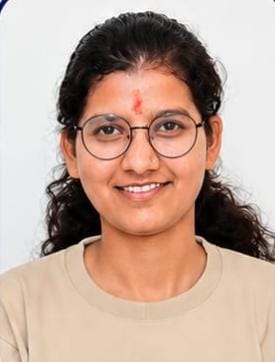 खुशी कच्छावा ऑल इंडिया 22681रैंक।