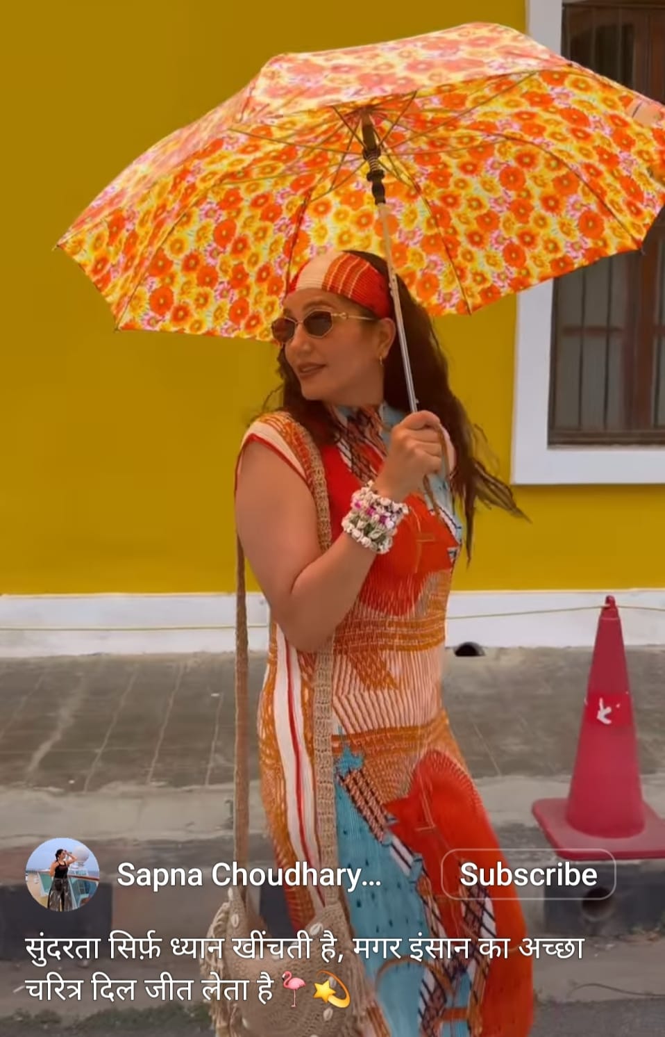 सपना चौधरी ने ये पोस्ट सोशल मीडिया पर शेयर की है।