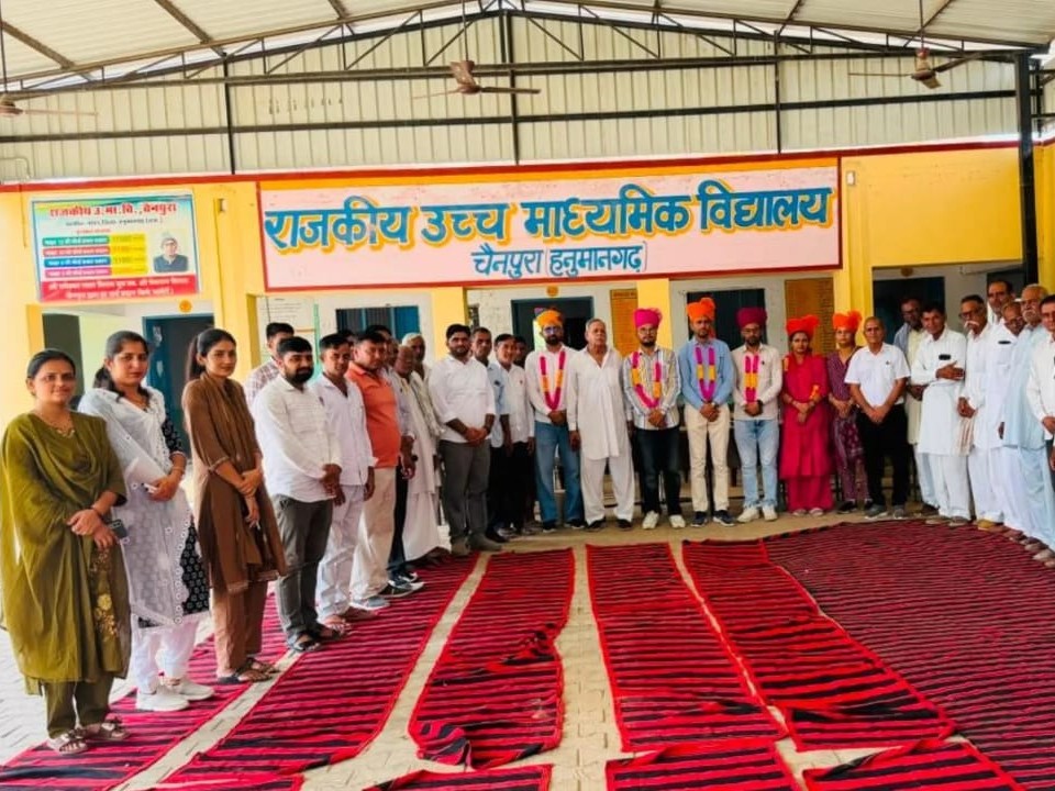 ग्रामीणों ने किया स्वागत, बेहतर शैक्षणिक वातावरण उपलब्ध कराने का संकल्प लिया