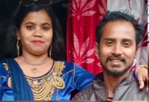 पति इमाम के साथ आरोपी पत्नी मोमिना की पुरानी तस्वीर।
