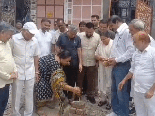 MLA ने किया निरीक्षण; लोग बोले-अब जलभराव की समस्या से निजात मिलेगी|रोहतक,Rohtak - Dainik Bhaskar