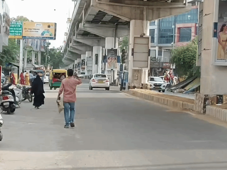 अजमेर में रविवार को तेज धूप ने लोगों को परेशान किया।