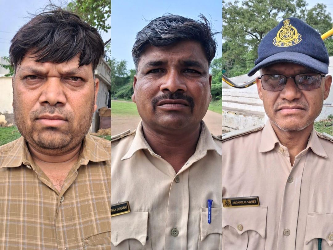मुकेश चौहान, बलवान सिंह सोलंकी और अनोखीलाल सिल्वे ने अपनी आपबीती सुनाई।