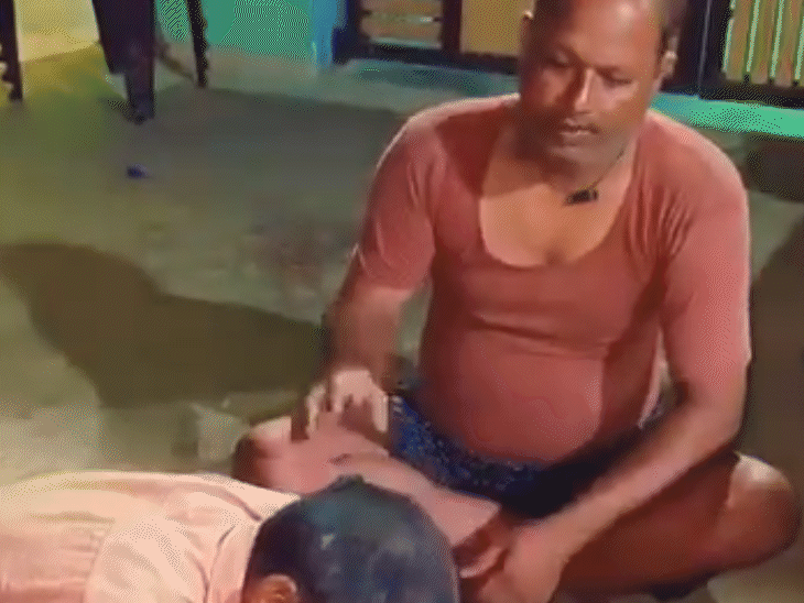 Bhagwandas also made a video of this and posted it on social media.