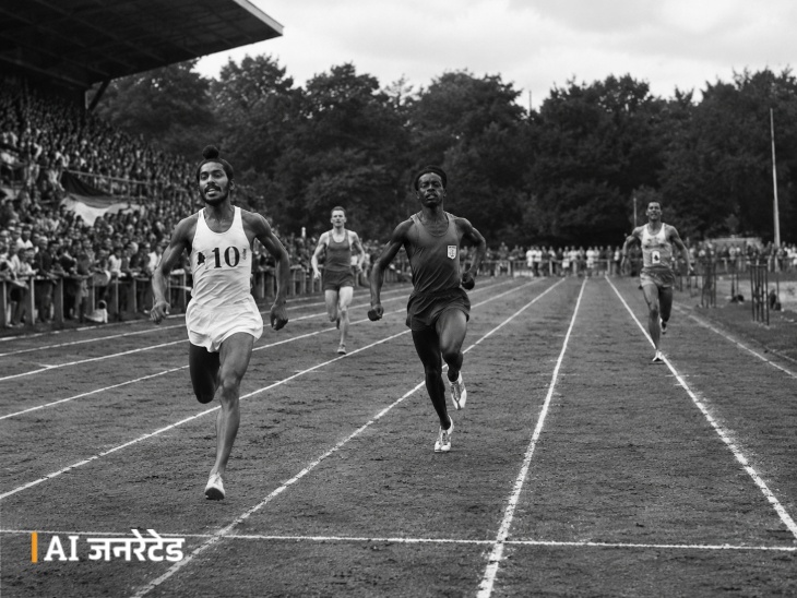 मिल्खा सिंह ने 46.71 सेकंड में 440 यार्ड की दौड़ पूरी कर स्वर्ण पदक जीता था।