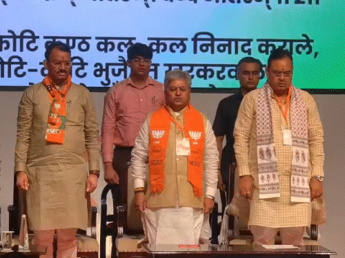 जयपुर में गुरुवार को संत शिरोमणी गुरू रविदास की 650वीं जयंती वर्ष पर चलने वाले समरसता संकल्प अभियान की प्रदेश स्तरीय कार्यशाला में सीएम भजनलाल शर्मा ने हिस्सा लिया।