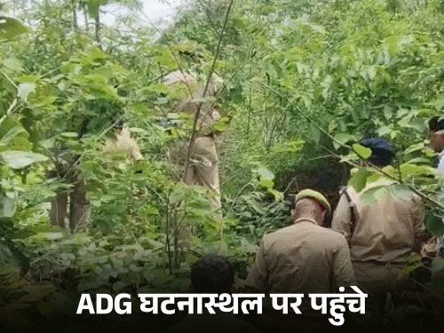 घटनास्थल से कुछ दूरी पर तीनों आरोपी CCTV में बाइक से जाते नजर आए। फुटेज की क्वालिटी खराब थी, इसलिए AI से इसे बेहतर किया गया। - Dainik Bhaskar