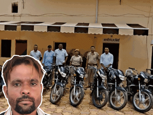 मास्टर चाबी से लॉक खोलकर उड़ाता था मोटर साइकिल, पुलिस ने आरोपी को दबोचा|सीकर,Sikar - Dainik Bhaskar