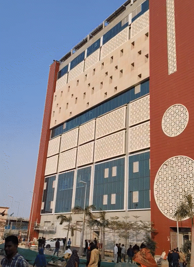 PMCH का नया अत्याधुनिक भवन।