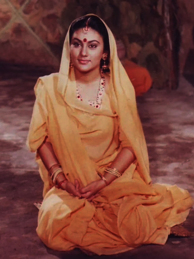 Deepika played the role of Goddess Sita in the TV show Ramayan.