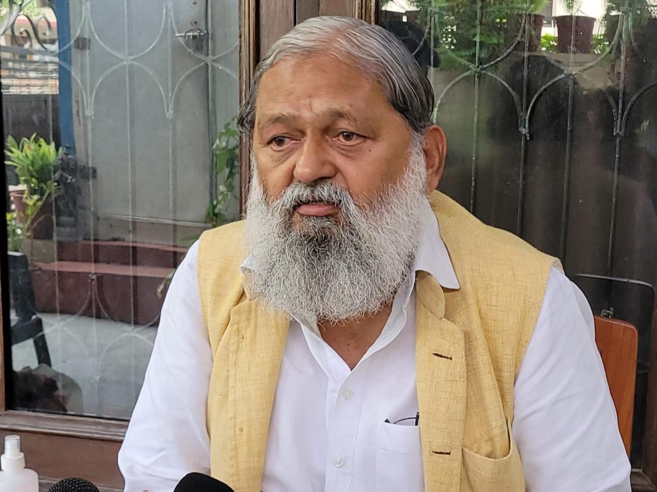 हरियाणा के बिजली मंत्री अनिल विज। - Dainik Bhaskar