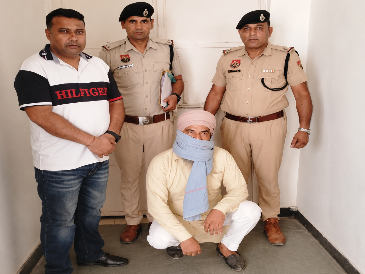 पुलिस की गिरफ्त में आरोपी पम्मा।