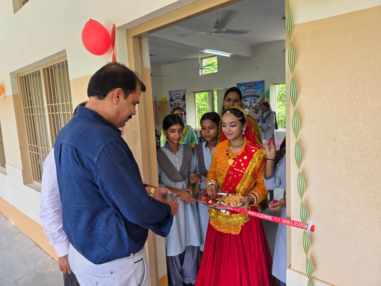 जिला शिक्षा अधिकारी ने किया उद्घाटन, बोले- छात्रों को वैश्विक भाषा शिक्षा में मिलेगी मदद|गोहाना,Gohana - Dainik Bhaskar
