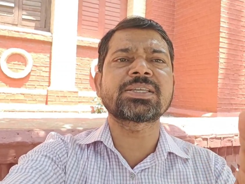 छात्र नेता दिलीप कुमार। - Dainik Bhaskar